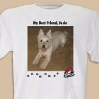 Personalized My Best Friend Dog Photo T-shirt